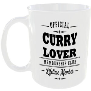 Official Curry Lover Membership Club Funny Ceramic Mug Foodie Kitchen Tea Coffee