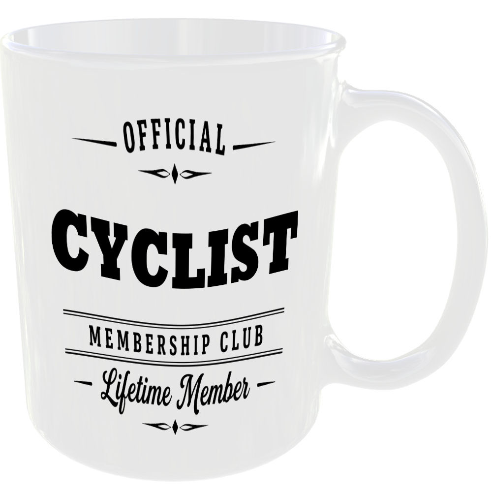 Official Cyclist Membership Club Funny Ceramic Mug Birthday Gift Tea Coffee Cup - Image 2