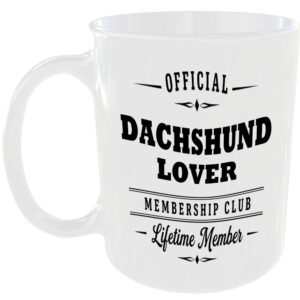 Official Dachshund Lover Membership Club Funny Ceramic Mug Novelty Gift