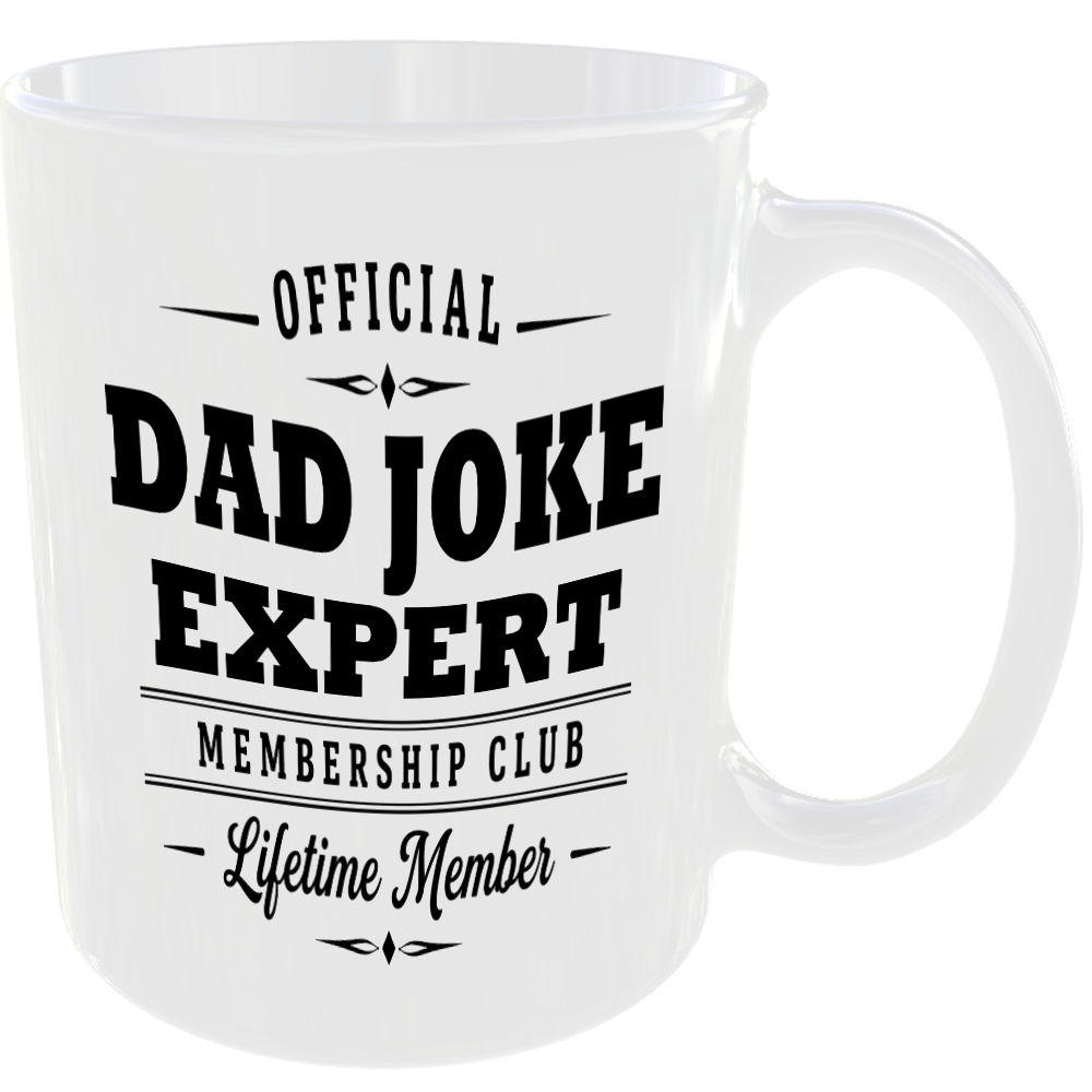Official Dad Joke Expert Membership Club Funny Ceramic Mug Birthday Tea Coffee ☕ - Image 2
