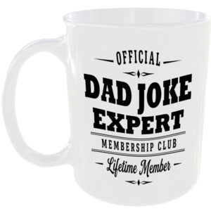 Official Dad Joke Expert Membership Club Funny Ceramic Mug Birthday Tea Coffee ☕