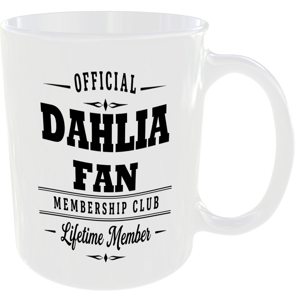 Official Dahlia Fan Membership Club Funny Ceramic Mug Gardening Birthday Gift - Image 2