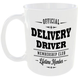 Official Delivery Driver Membership Club Funny Ceramic Mug Work Colleague Gift