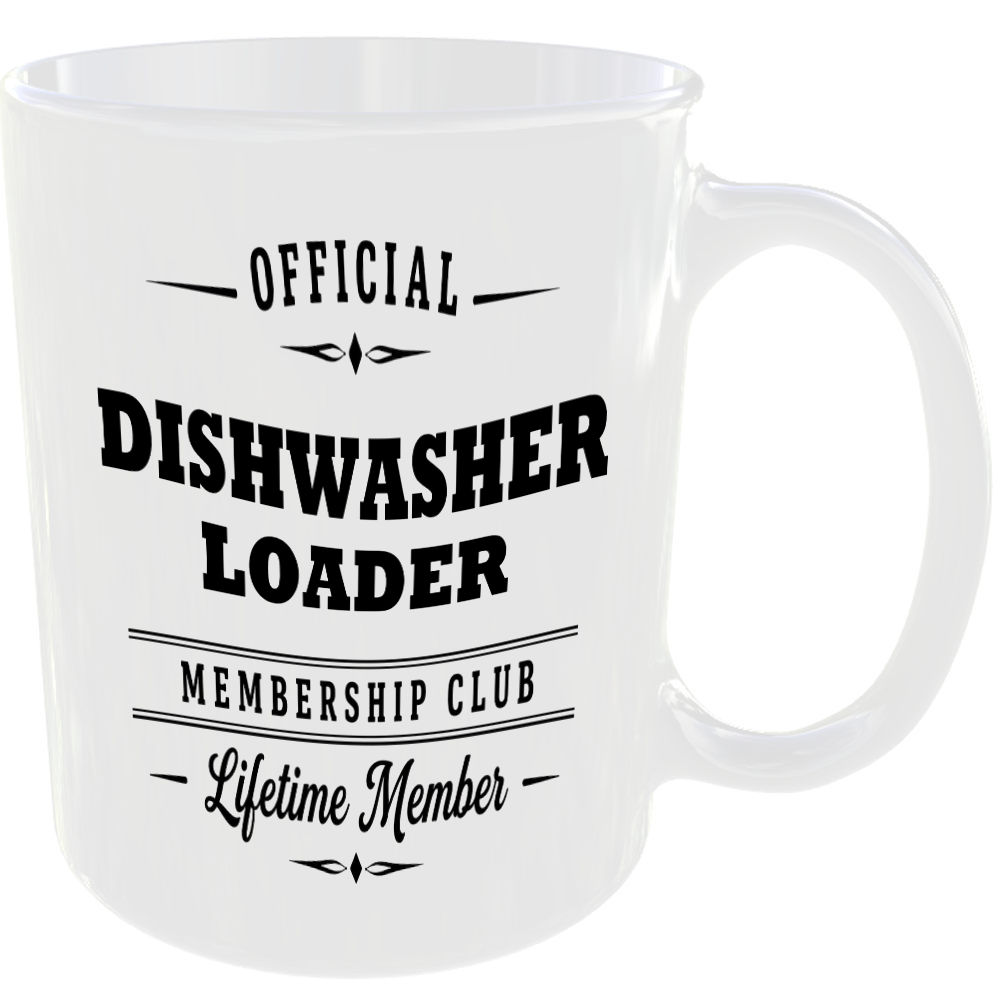Official Dishwasher Loader Membership Club Funny Ceramic Mug Home Novelty Humour - Image 2