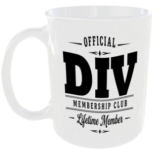 Official Div Membership Club Funny Ceramic Mug Novelty Rude Banter Gift Present