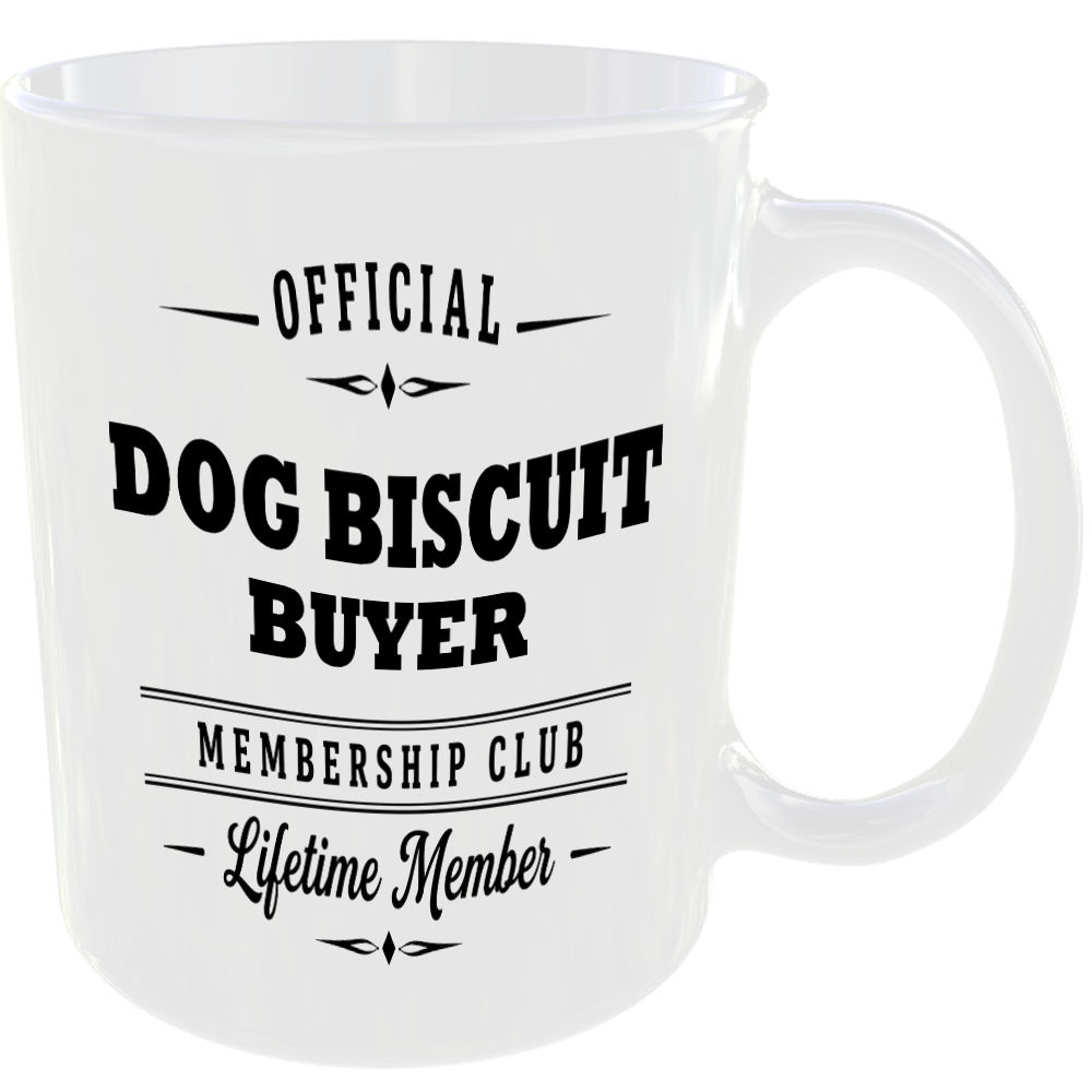 Official Dog Biscuit Buyer Membership Club Funny Pet Lover Mug Gift - Image 2