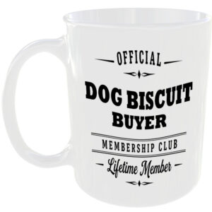 Official Dog Biscuit Buyer Membership Club Funny Pet Lover Mug Gift