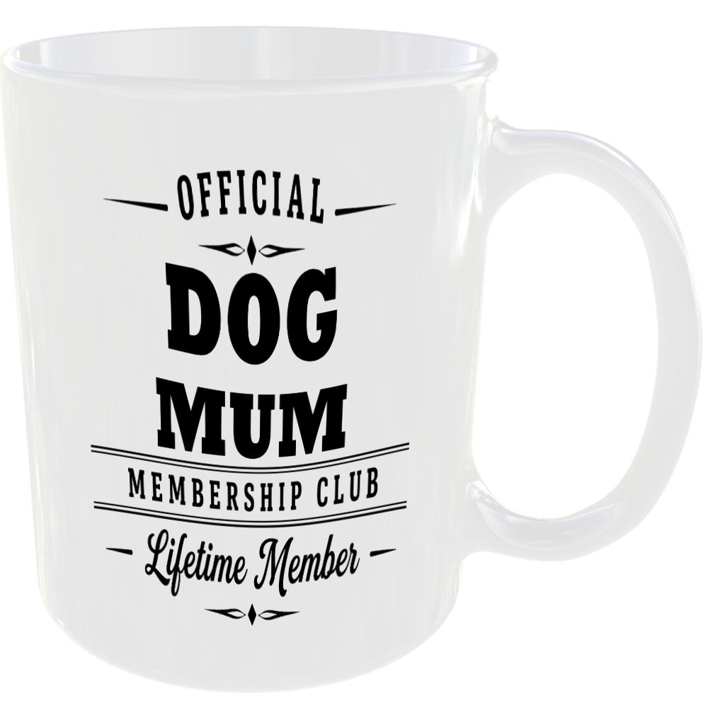 Official Dog Mum Membership Club Funny Ceramic Mug Pet Owner Birthday Gift Tea ☕ - Image 2