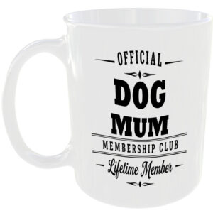 Official Dog Mum Membership Club Funny Ceramic Mug Pet Owner Birthday Gift Tea ☕