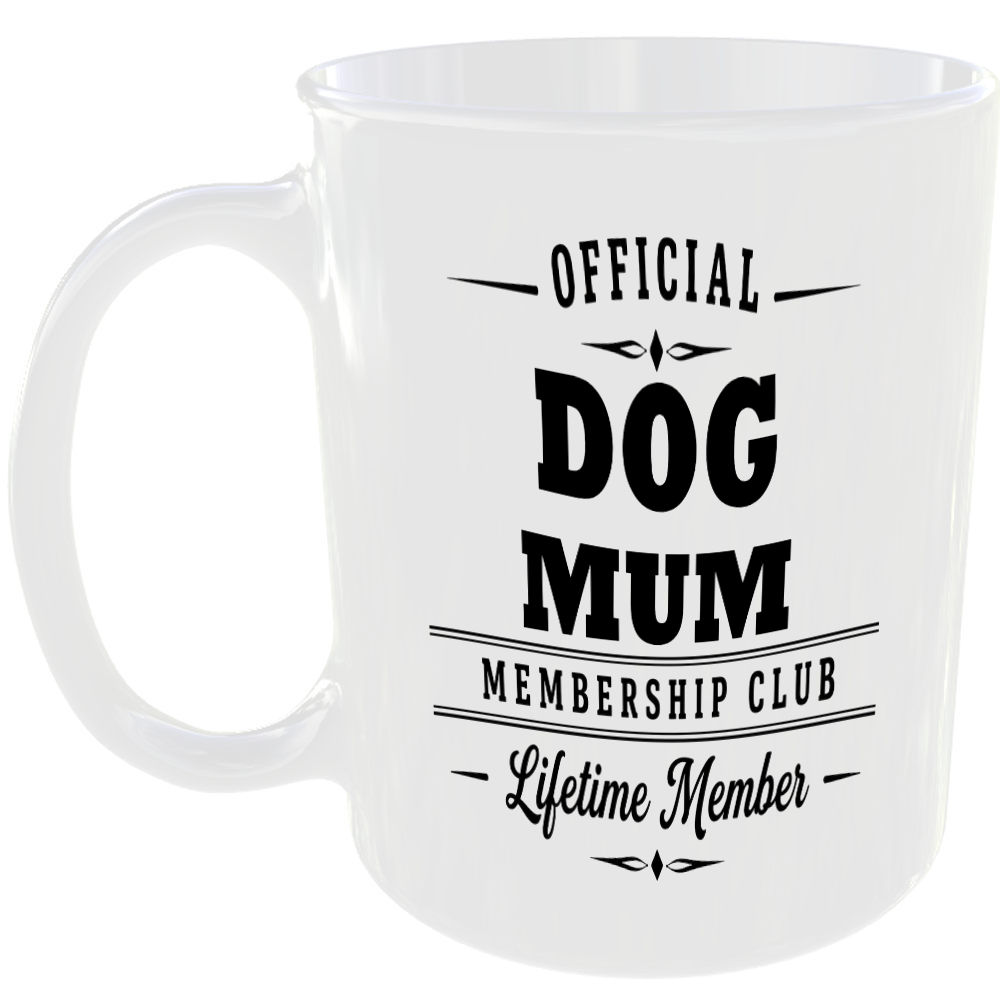 Official Dog Mum Membership Club Funny Ceramic Mug Pet Owner Birthday Gift Tea ☕
