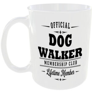 Official Dog Walker Membership Club Funny Ceramic Mug Pet Lover Birthday Gift