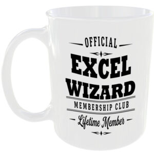 Official Excel Wizard Membership Club Funny Office Mug Gift