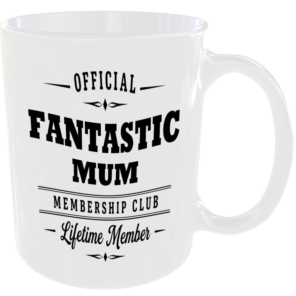 Official Fantastic Mum Membership Club Funny Ceramic Mug Birthday Tea Coffee - Image 2