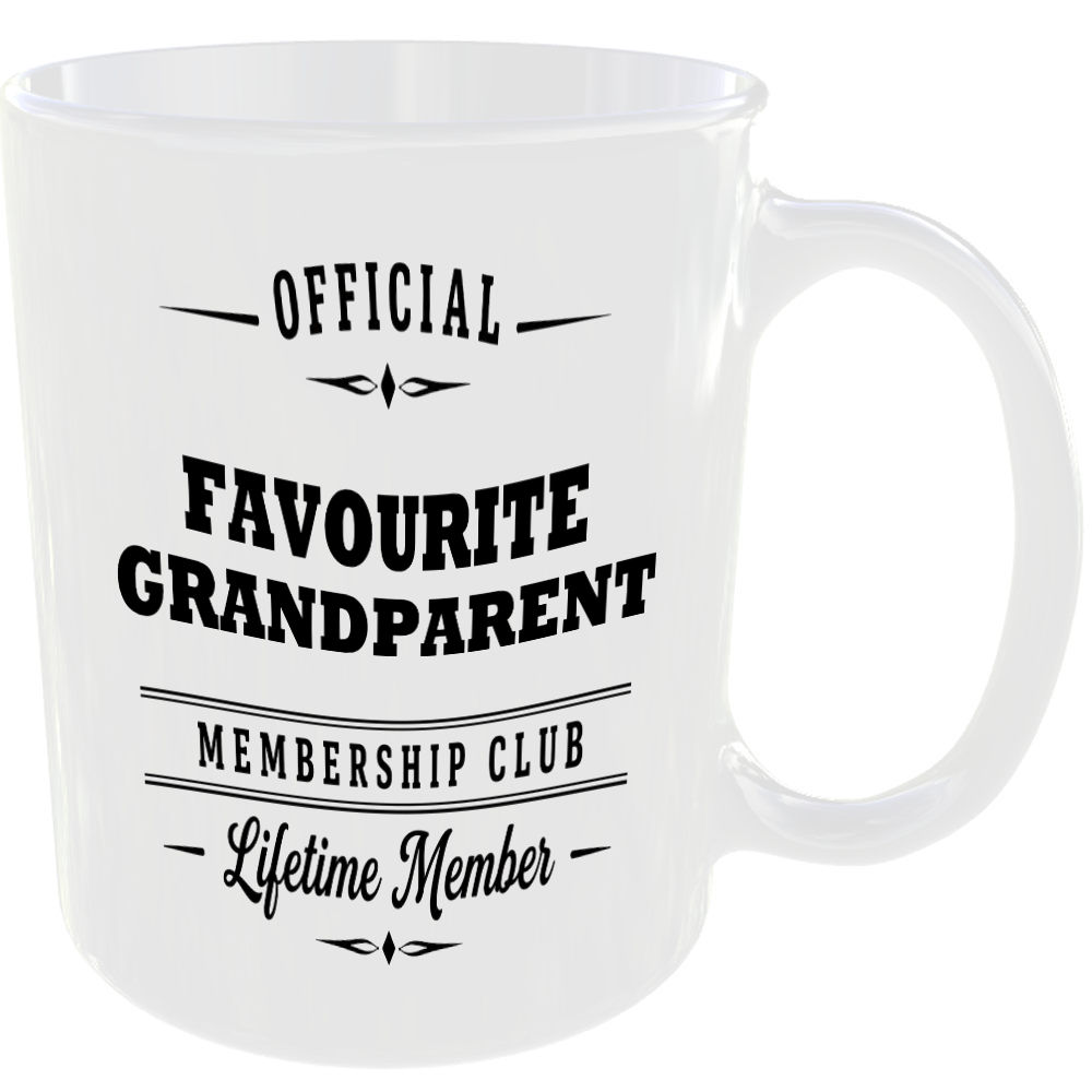 Official Favourite Grandparent Membership Club Funny Mug - Image 2