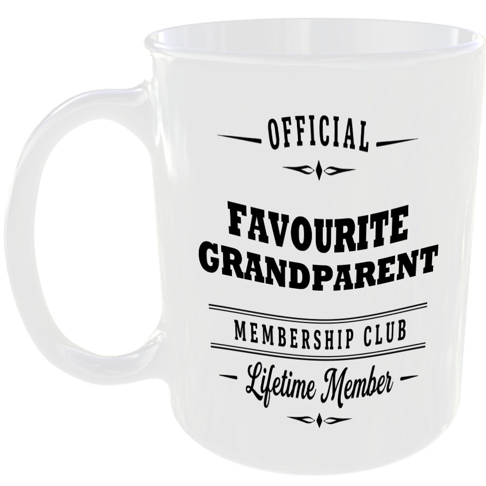 Official Favourite Grandparent Membership Club Funny Mug