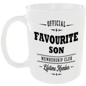 Official Favourite Son Membership Club Funny Ceramic Mug Birthday Gift Tea Dad ☕