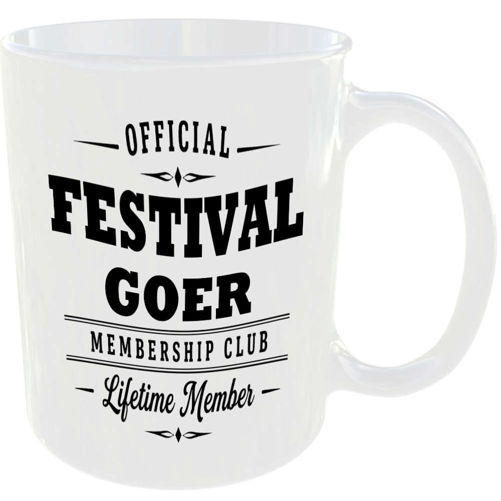 Official Festival Goer Membership Club Funny Ceramic Mug Birthday Gift Tea Cup ☕ - Image 2