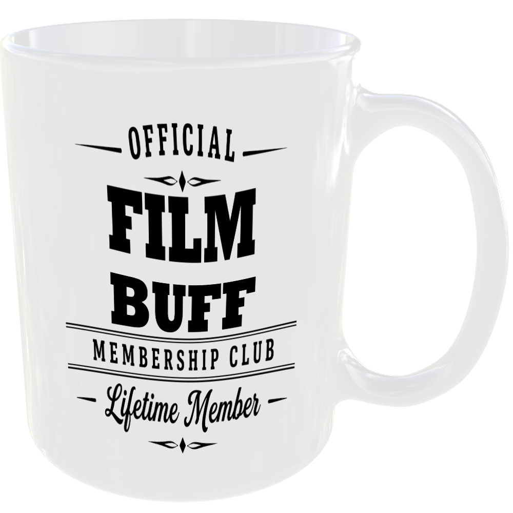 Official Film Buff Membership Club Funny Ceramic Mug Birthday Gift Tea Coffee ☕ - Image 2