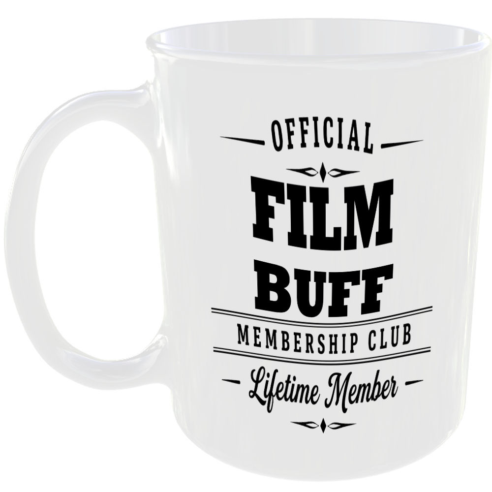Official Film Buff Membership Club Funny Ceramic Mug Birthday Gift Tea Coffee ☕