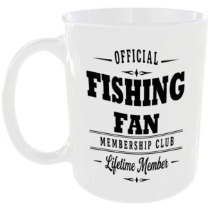 Official Fishing Fan Membership Club Funny Ceramic Mug Birthday Gift Tea Coffee