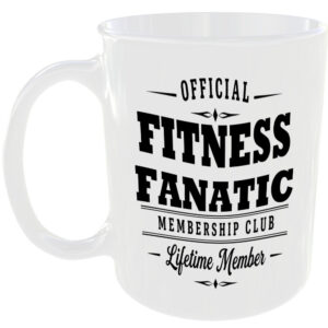 Official Fitness Fanatic Membership Club Funny Ceramic Mug Birthday Gift Tea Cup