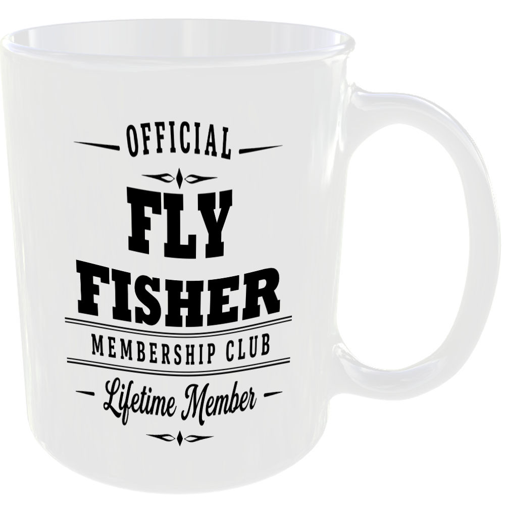 Official Fly Fisher Membership Club Funny Ceramic Mug Outdoor Hobby Adventure - Image 2