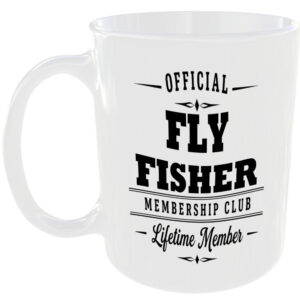 Official Fly Fisher Membership Club Funny Ceramic Mug Outdoor Hobby Adventure