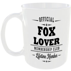Official Fox Lover Membership Club Funny Ceramic Mug Birthday Gift Tea Coffee ☕