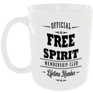 Official Free Spirit Membership Club Funny Ceramic Mug Birthday Gift Tea Coffee