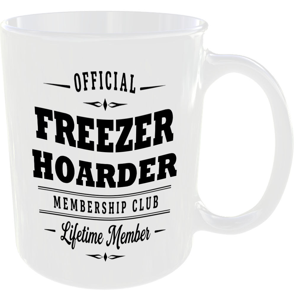Official Freezer Hoarder Membership Club Funny Ceramic Mug Home Novelty Humour - Image 2