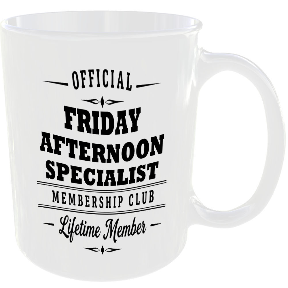 Official Friday Afternoon Specialist Membership Club Funny Gaming Mug Gift - Image 2