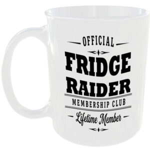 Official Fridge Raider Membership Club Funny Ceramic Mug Home Novelty Humour Tea