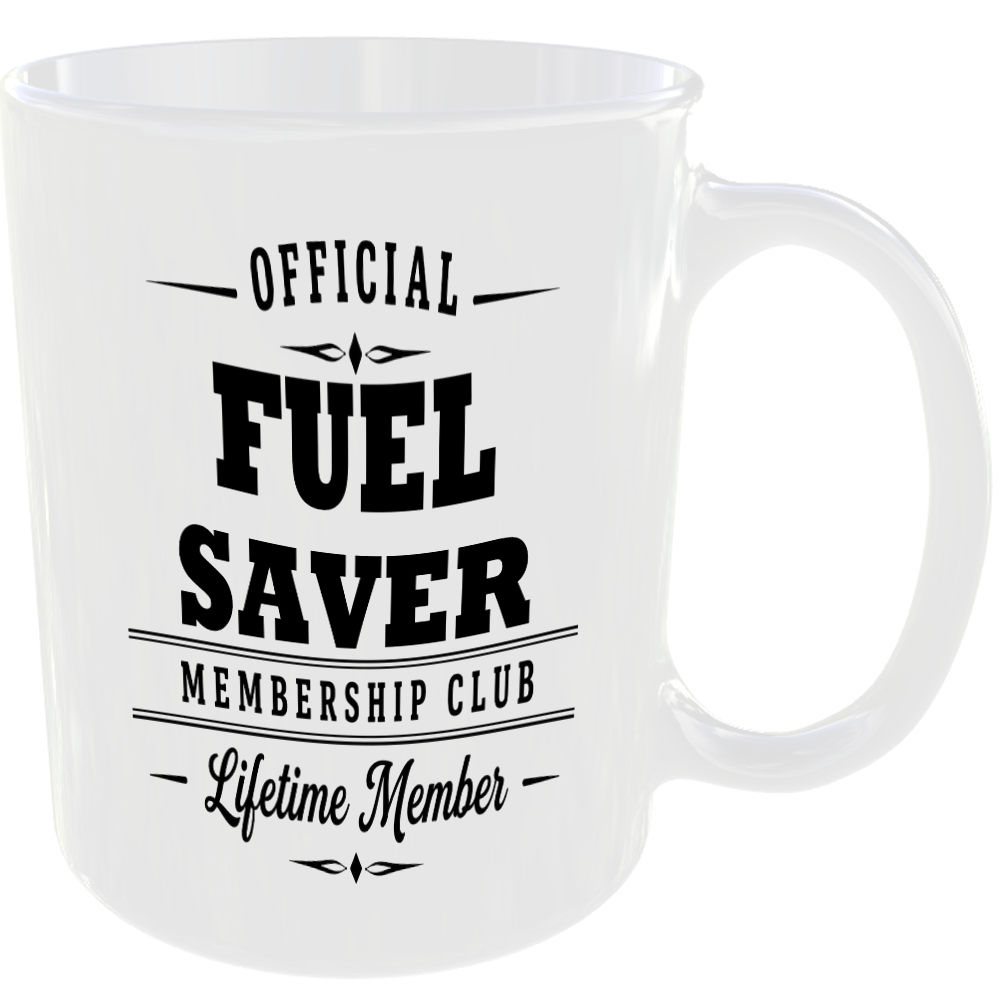Official Fuel Saver Membership Club Funny Ceramic Mug Car Enthusiast Gift - Image 2