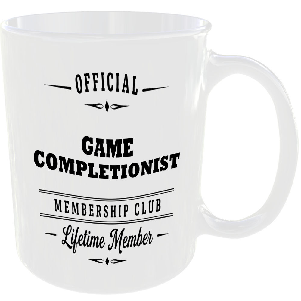 Official Game Completionist Membership Club Funny Ceramic Mug Gaming Gamer Gift - Image 2