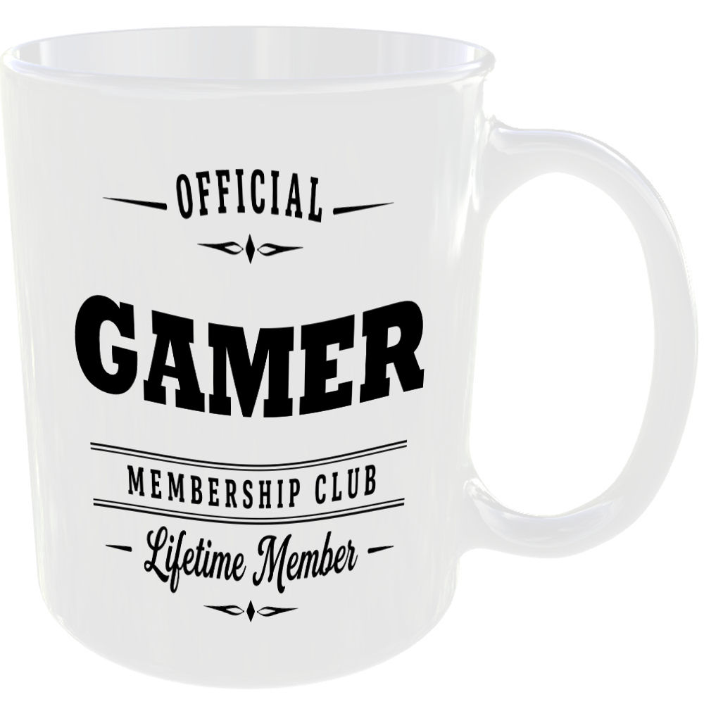 Official Gamer Membership Club Funny Ceramic Mug Birthday Gift Tea Coffee Cup ☕ - Image 2
