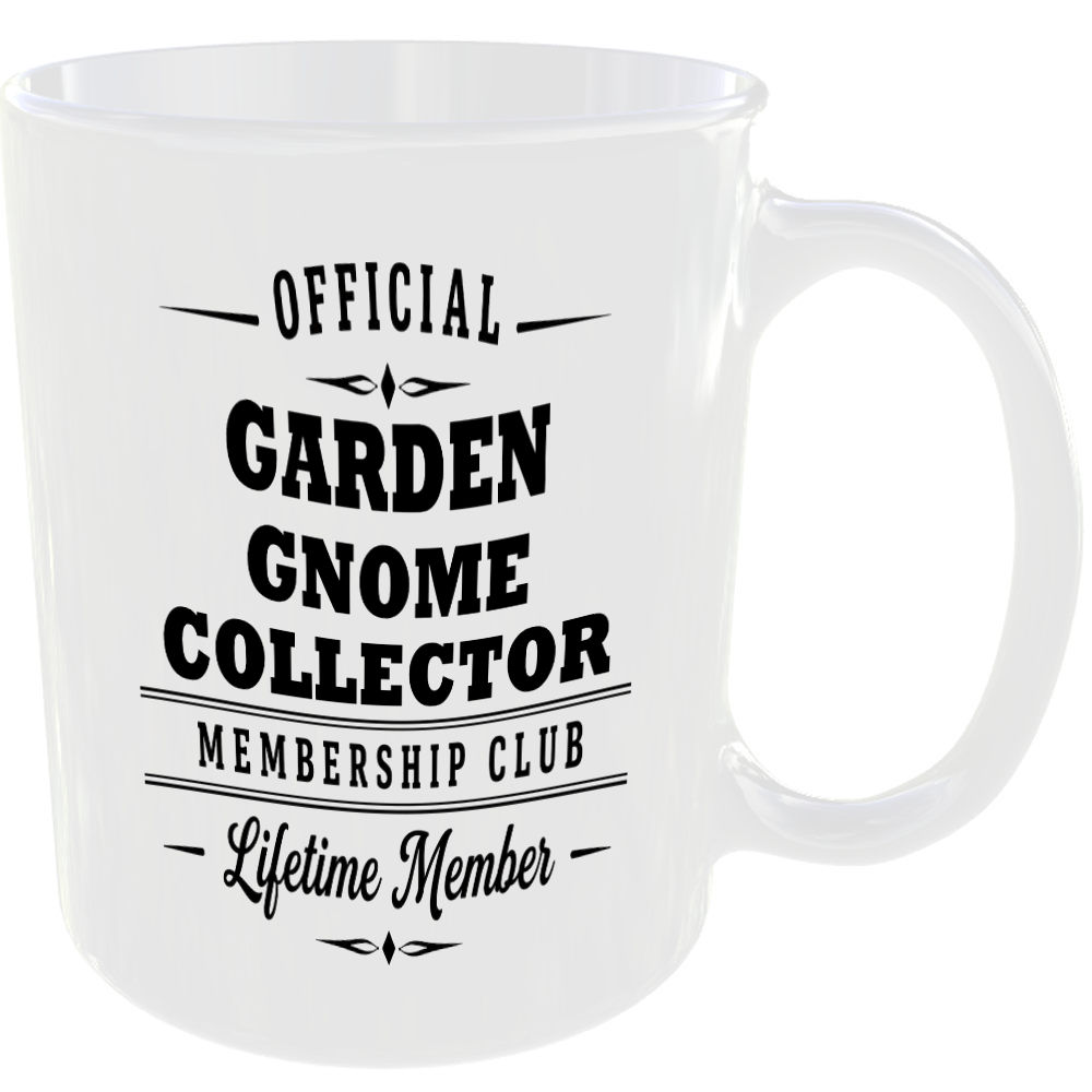 Official Garden Gnome Collector Membership Club Funny Gardening Ceramic Mug Gift - Image 2