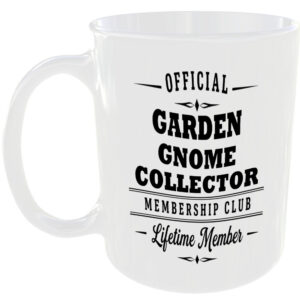 Official Garden Gnome Collector Membership Club Funny Gardening Ceramic Mug Gift