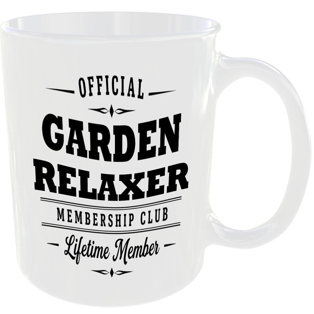Official Garden Relaxer Membership Club Funny Gardening Ceramic Mug Gift - Image 2