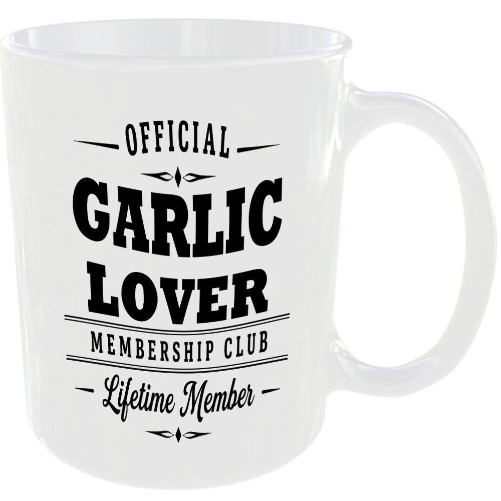 Official Garlic Lover Membership Club Funny Ceramic Mug Foodie Drink Kitchen Tea - Image 2
