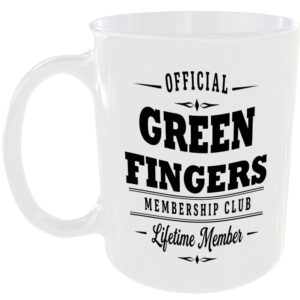 Official Green Fingers Membership Club Funny Ceramic Mug Gardening Birthday Gift