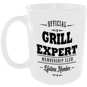 Official Grill Expert Membership Club Funny Ceramic Mug Food Lover Kitchen Gift