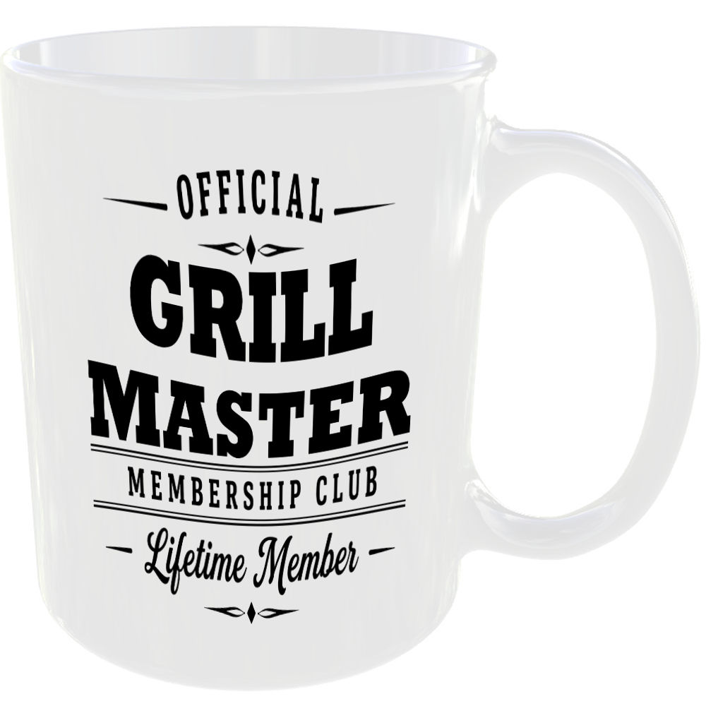 Official Grill Master Membership Club Funny Ceramic Mug Birthday Gift Tea Coffee - Image 2