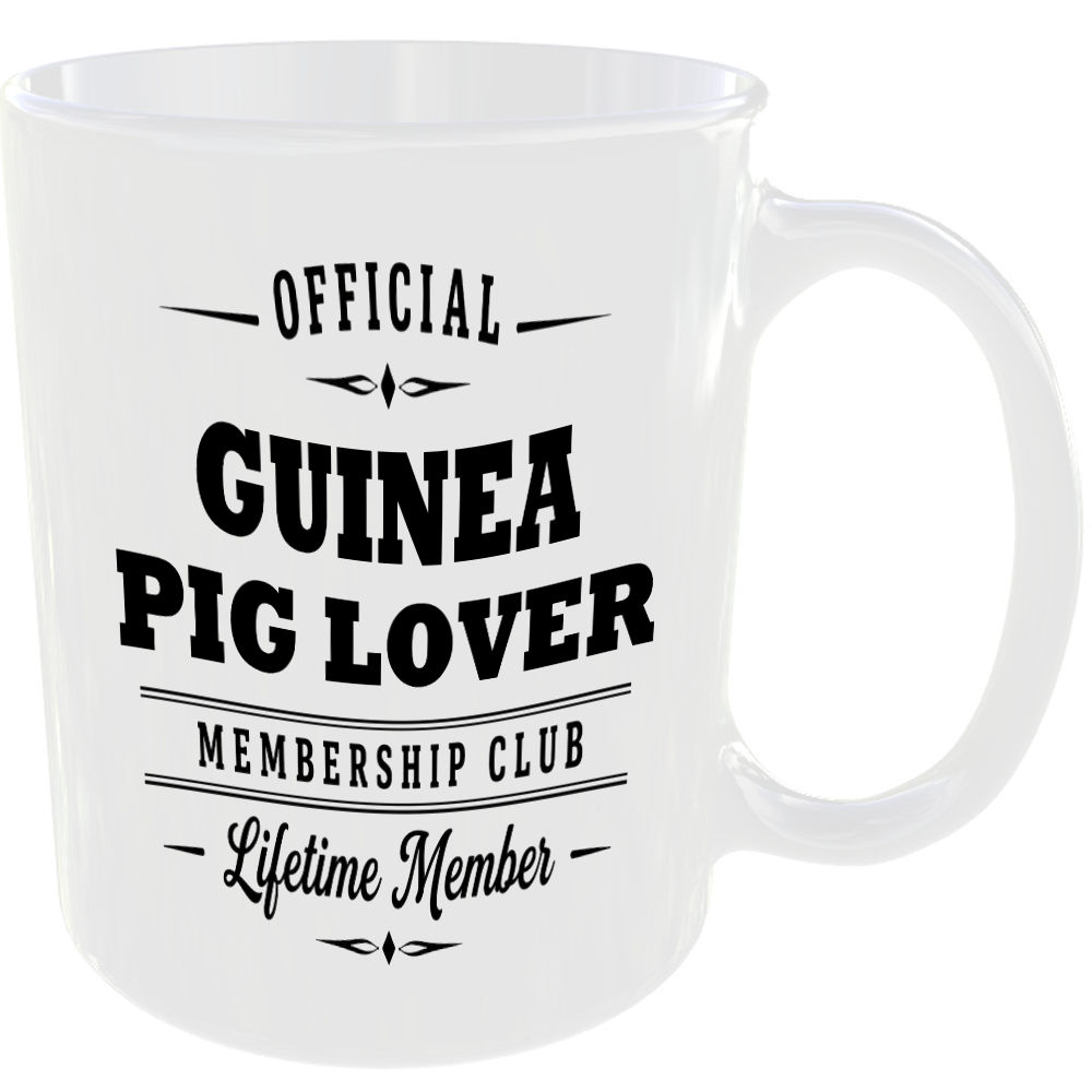 Official Guinea Pig Lover Membership Club Funny Ceramic Mug Birthday Gift Tea ☕ - Image 2