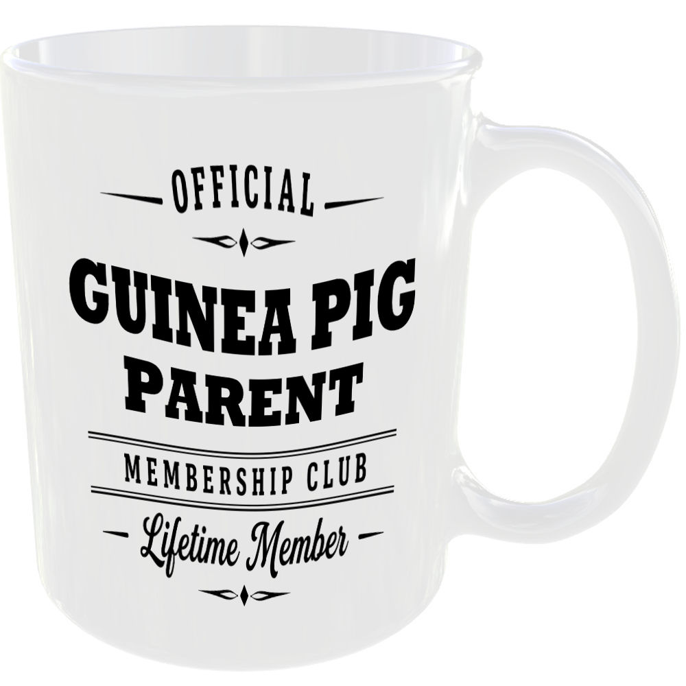 Official Guinea Pig Parent Membership Club Funny Ceramic Mug Novelty Gift - Image 2