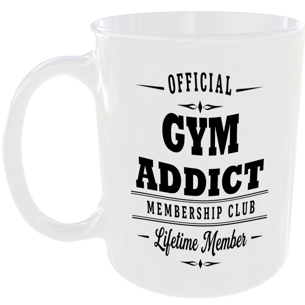 Official Gym Addict Membership Club Funny Ceramic Mug Birthday Gift Tea Coffee ☕