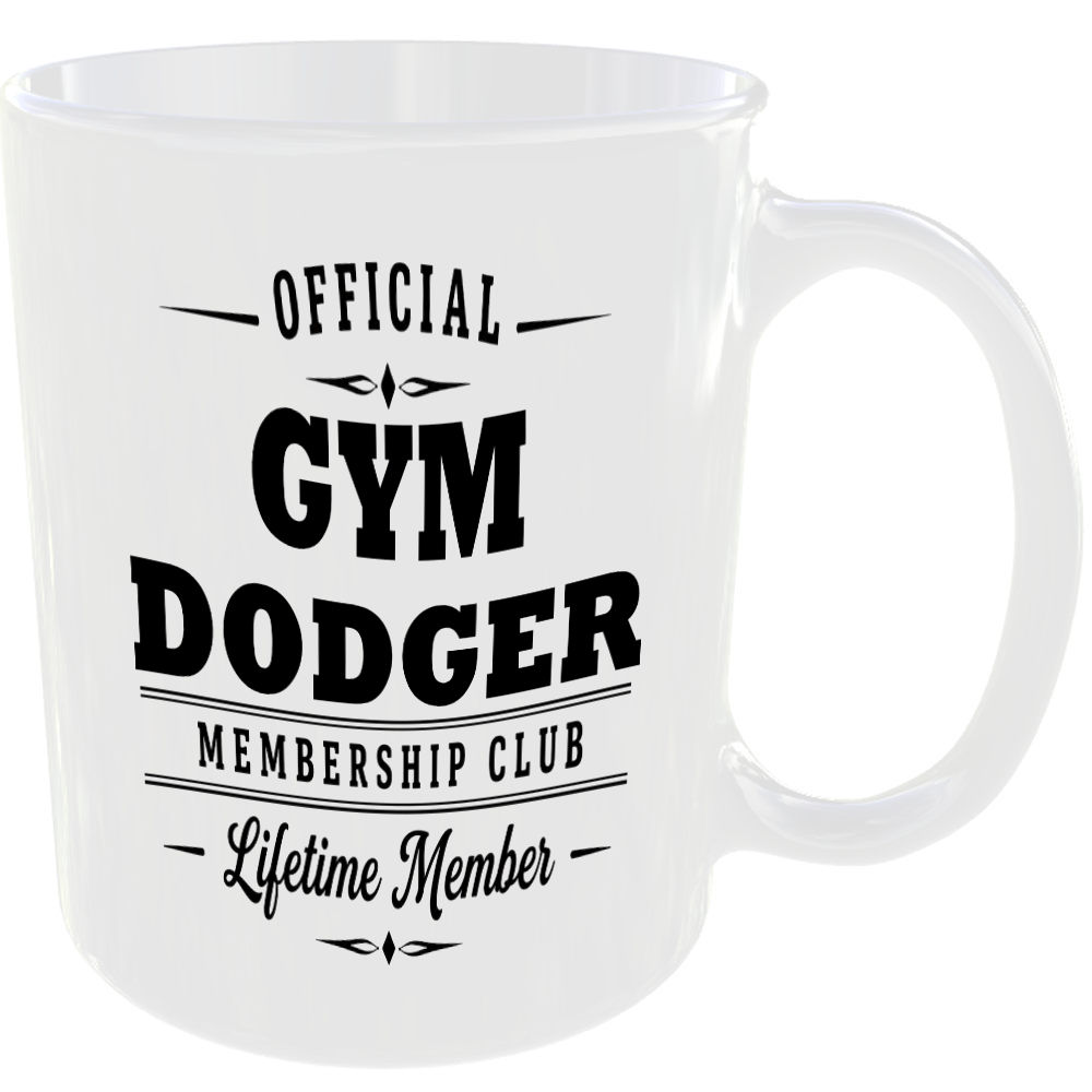 Official Gym Dodger Membership Club Funny Ceramic Mug Sports Fitness Fan Present - Image 2