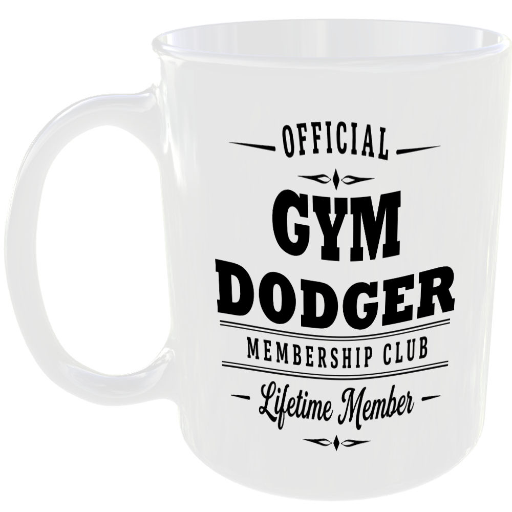 Official Gym Dodger Membership Club Funny Ceramic Mug Sports Fitness Fan Present