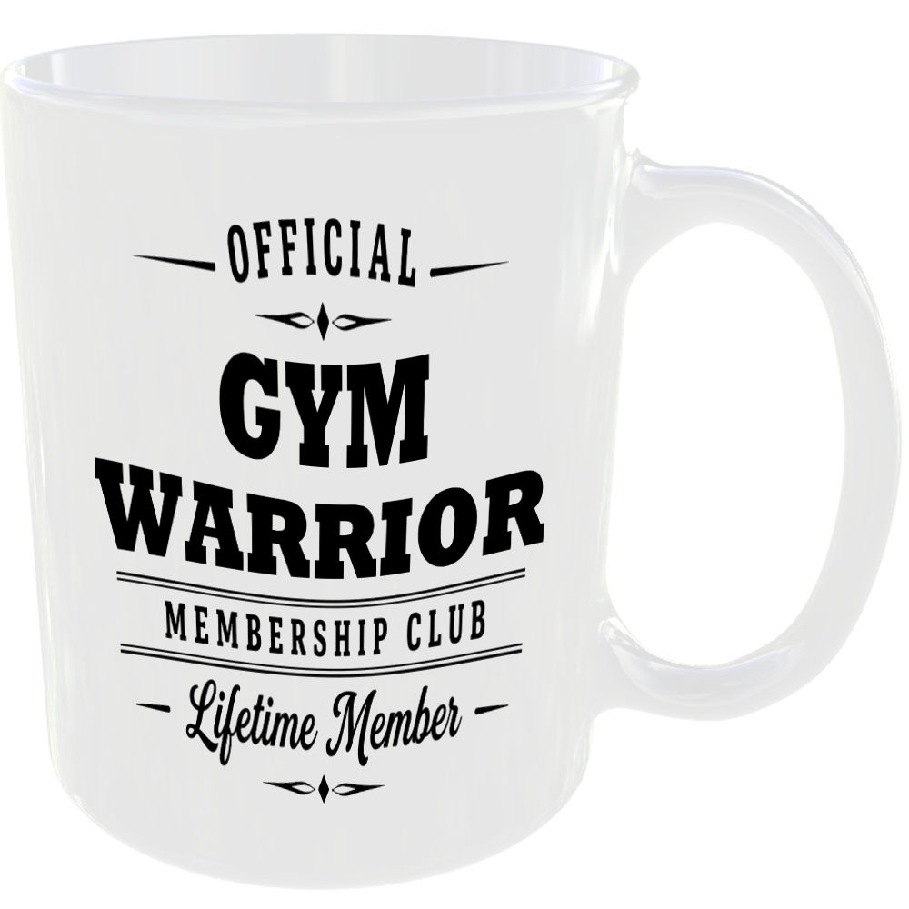 Official Gym Warrior Membership Club Funny Ceramic Mug Sports Fitness Fan Gift - Image 2