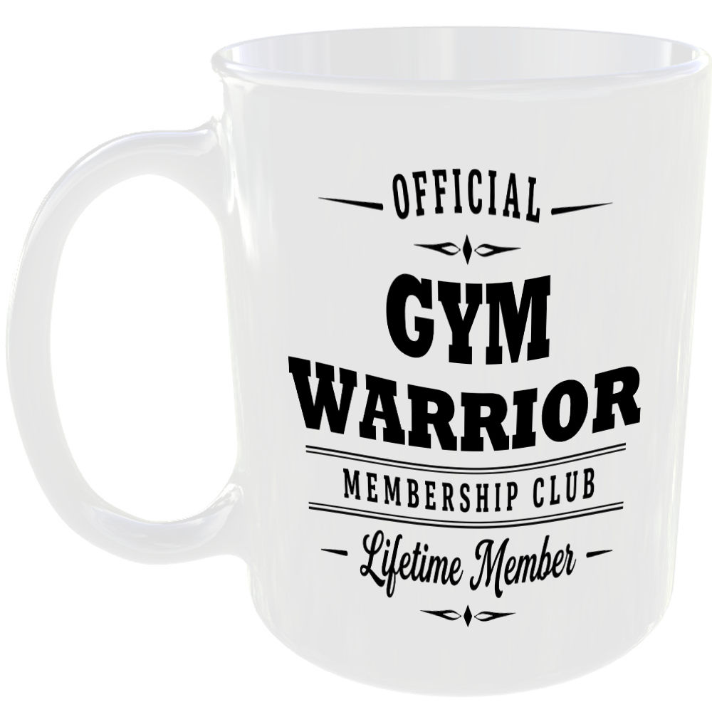Official Gym Warrior Membership Club Funny Ceramic Mug Sports Fitness Fan Gift