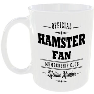Official Hamster Fan Membership Club Funny Ceramic Mug Novelty Gift